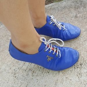 Authentic Prada leather shoes